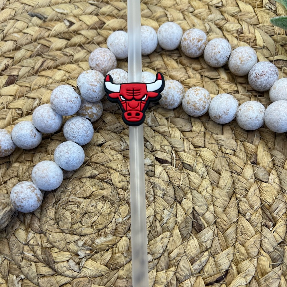 Chicago Bulls Straw Topper